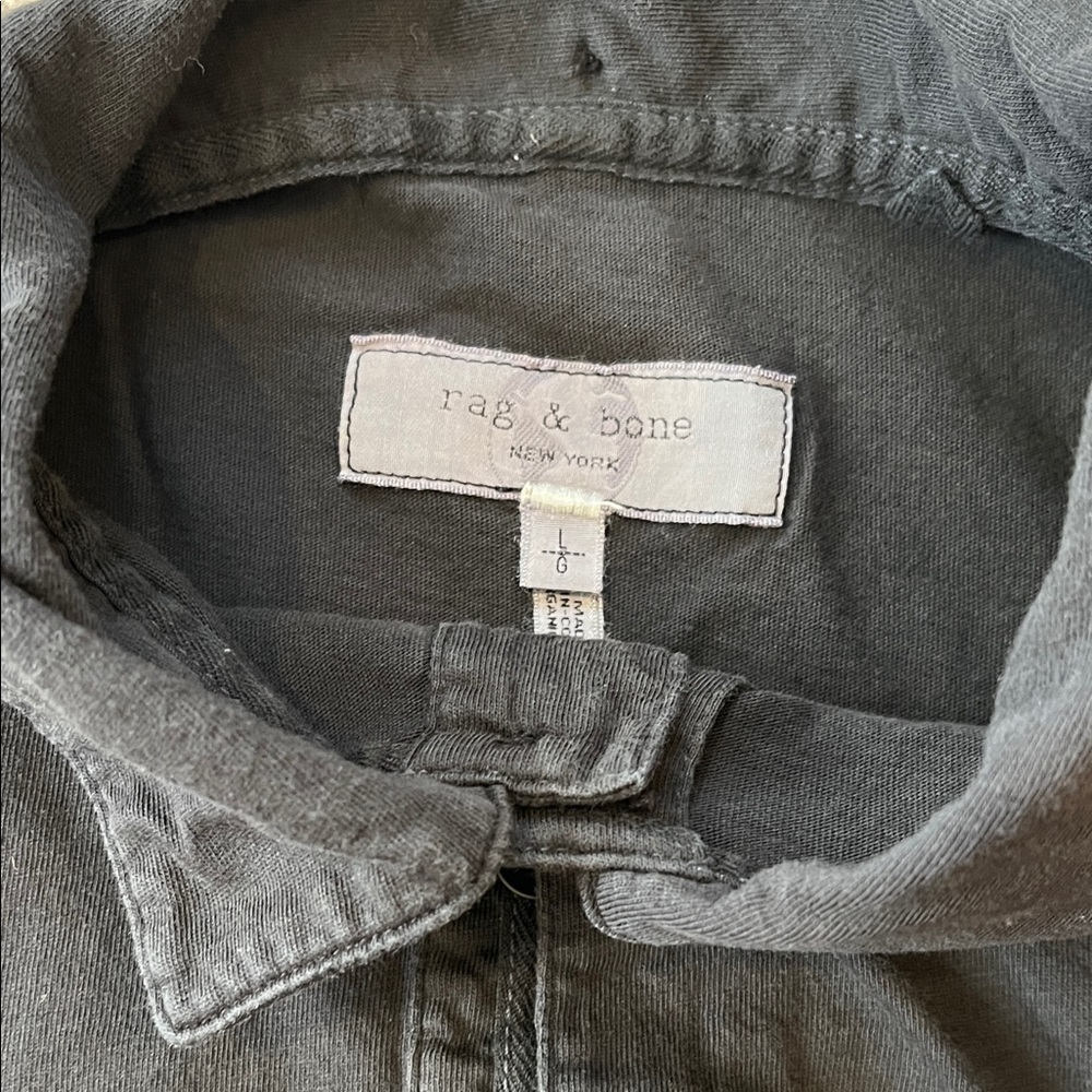 Rag & Bone Black Polo Shirt Size Large - Picture 3 of 3